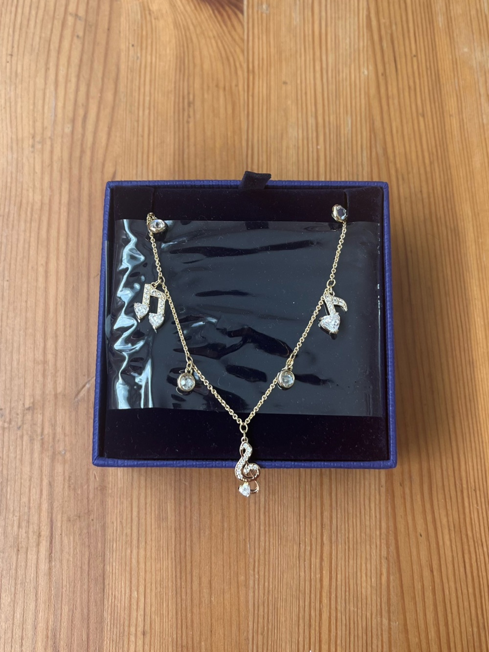 Swarovski Music Note Necklace
